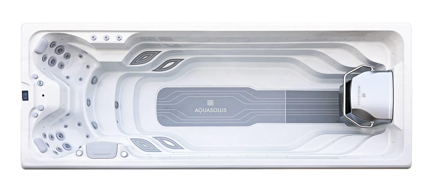 AquaSolus Swim Spa Flow Professional für 2 Pers. - 11600 l - Sterling Silver Natural Grey AquaSolus Swim Spa Flow Professional für 2 Pers. - 11600 l - Sterling Silver Natural Grey