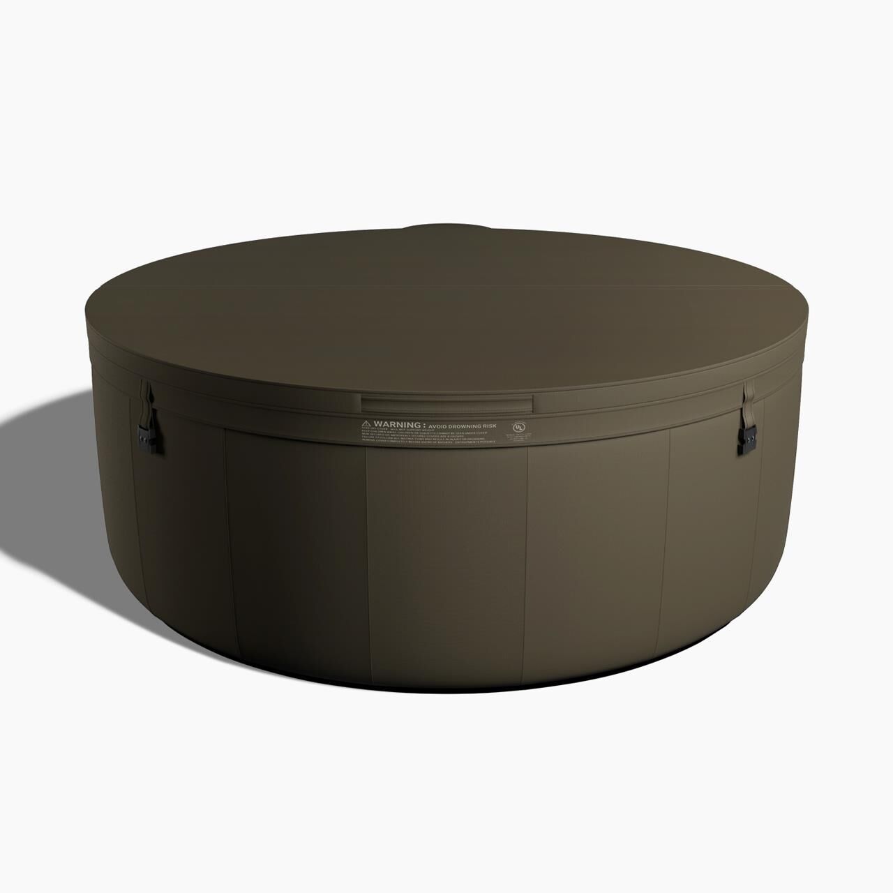 Softub Whirlpool POSEIDON X für 5-6 Pers. - Ø 200 cm - 1130 l - sand tweed pearl