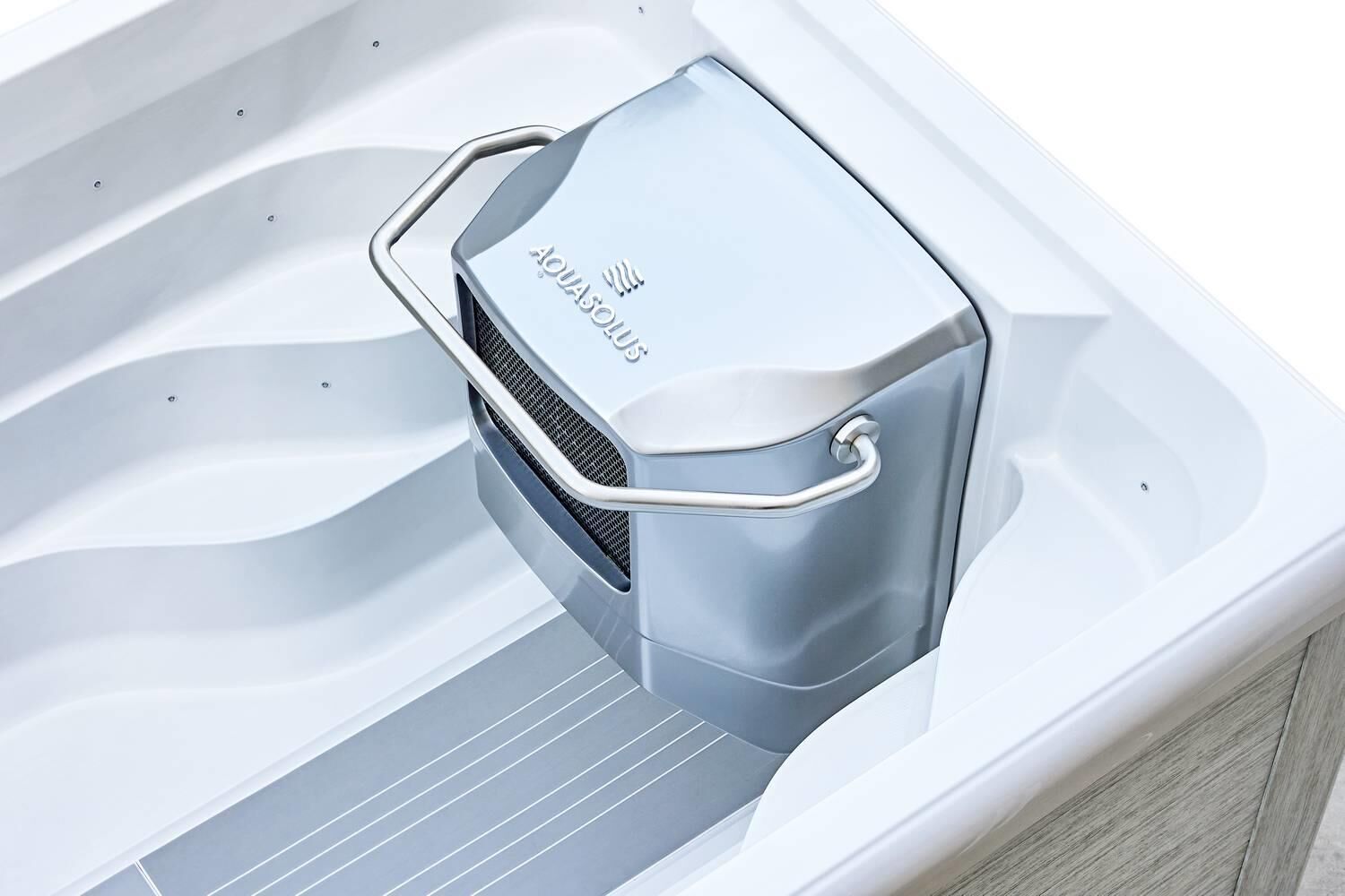 AquaSolus Swim Spa Flow Professional für 2 Pers. - 11600 l - Sterling Silver Natural Grey AquaSolus Swim Spa Flow Professional für 2 Pers. - 11600 l - Sterling Silver Natural Grey
