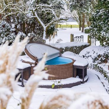 Softub Whirlpool SPORTSTER für 1-2 Pers. - Ø 150 cm - 530 l - berwick stone tweed pearl