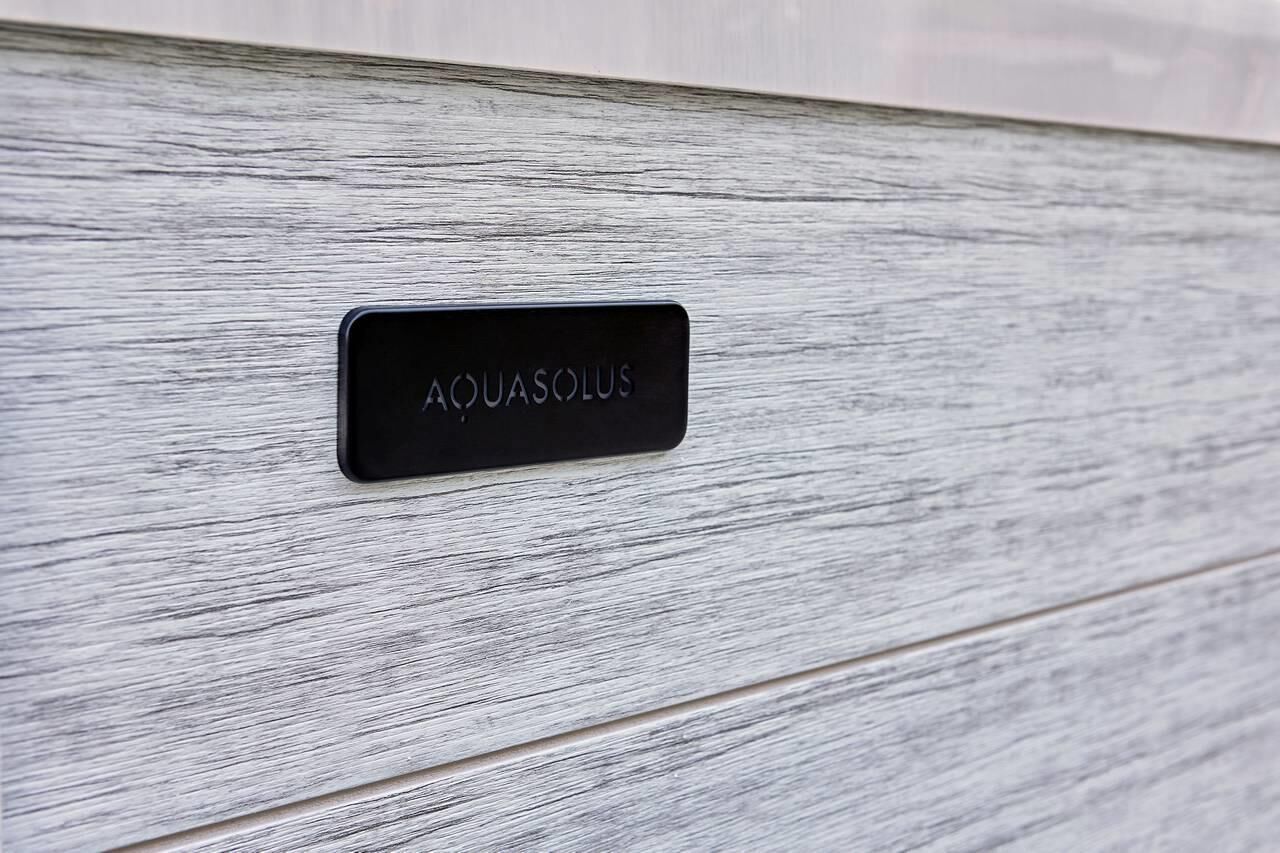 AquaSolus Whirlpool Calma für 6 Pers. - 1200 l - Sterling Silver Natural Grey AquaSolus Whirlpool Calma für 6 Pers. - 1200 l - Sterling Silver Natural Grey