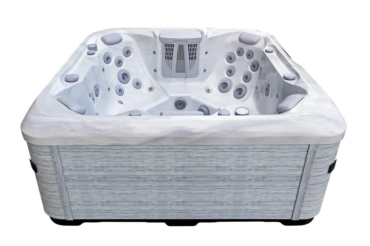 AquaSolus Whirlpool Calma für 6 Pers. - 1200 l - Sterling Silver Natural Grey AquaSolus Whirlpool Calma für 6 Pers. - 1200 l - Sterling Silver Natural Grey