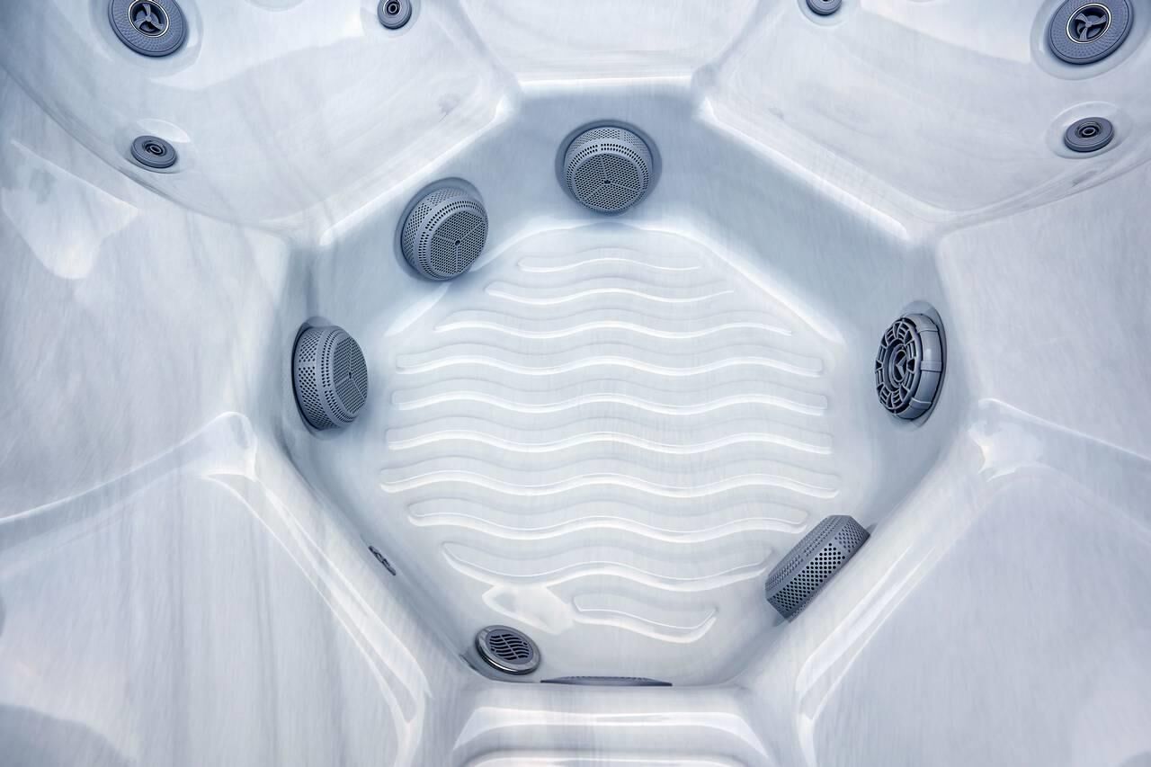AquaSolus Whirlpool Calma für 6 Pers. - 1200 l - Sterling Silver Natural Grey AquaSolus Whirlpool Calma für 6 Pers. - 1200 l - Sterling Silver Natural Grey