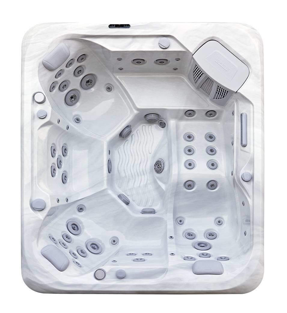 AquaSolus Whirlpool Aspen für 6 Pers. - 1300 l - Sterling Silver Natural Grey AquaSolus Whirlpool Aspen für 6 Pers. - 1300 l - Sterling Silver Natural Grey