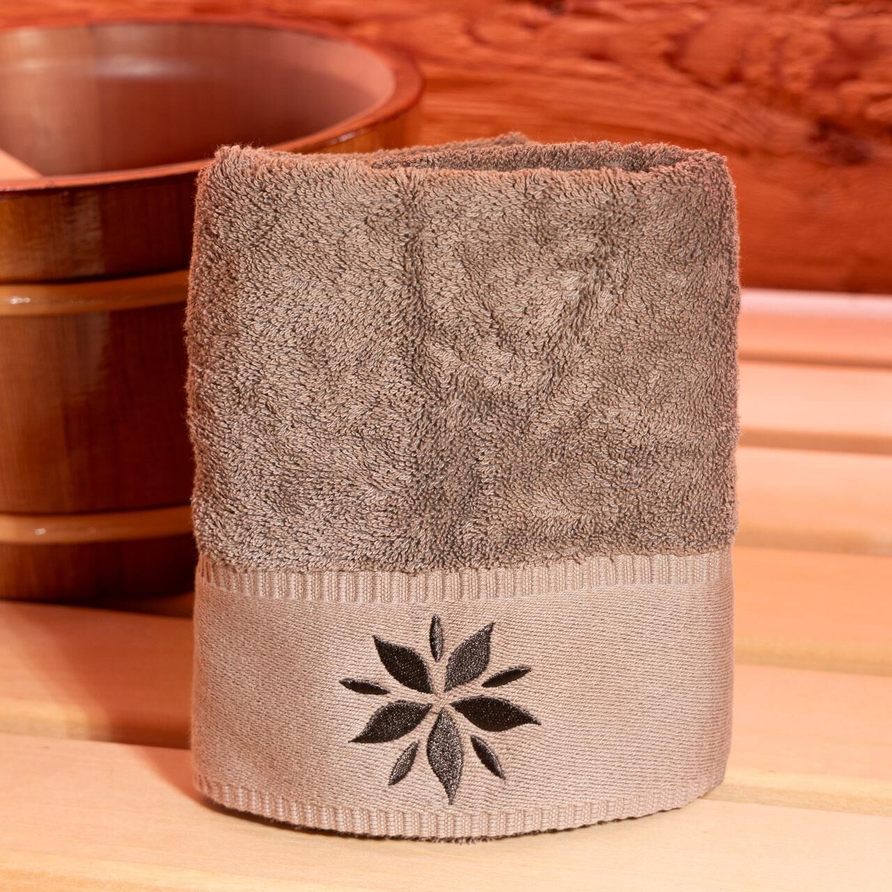 Sauna-Handtuch Wärmegrad® - 40 x 80 cm – taupe