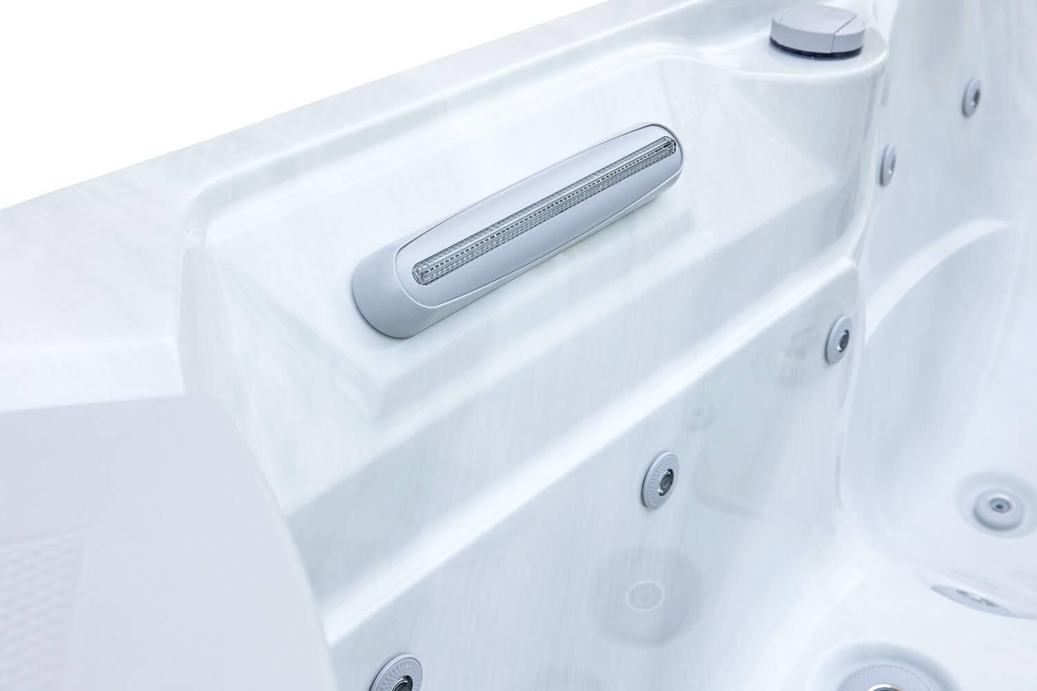 AquaSolus Whirlpool Aspen für 6 Pers. - 1300 l - Sterling Silver Natural Grey AquaSolus Whirlpool Aspen für 6 Pers. - 1300 l - Sterling Silver Natural Grey